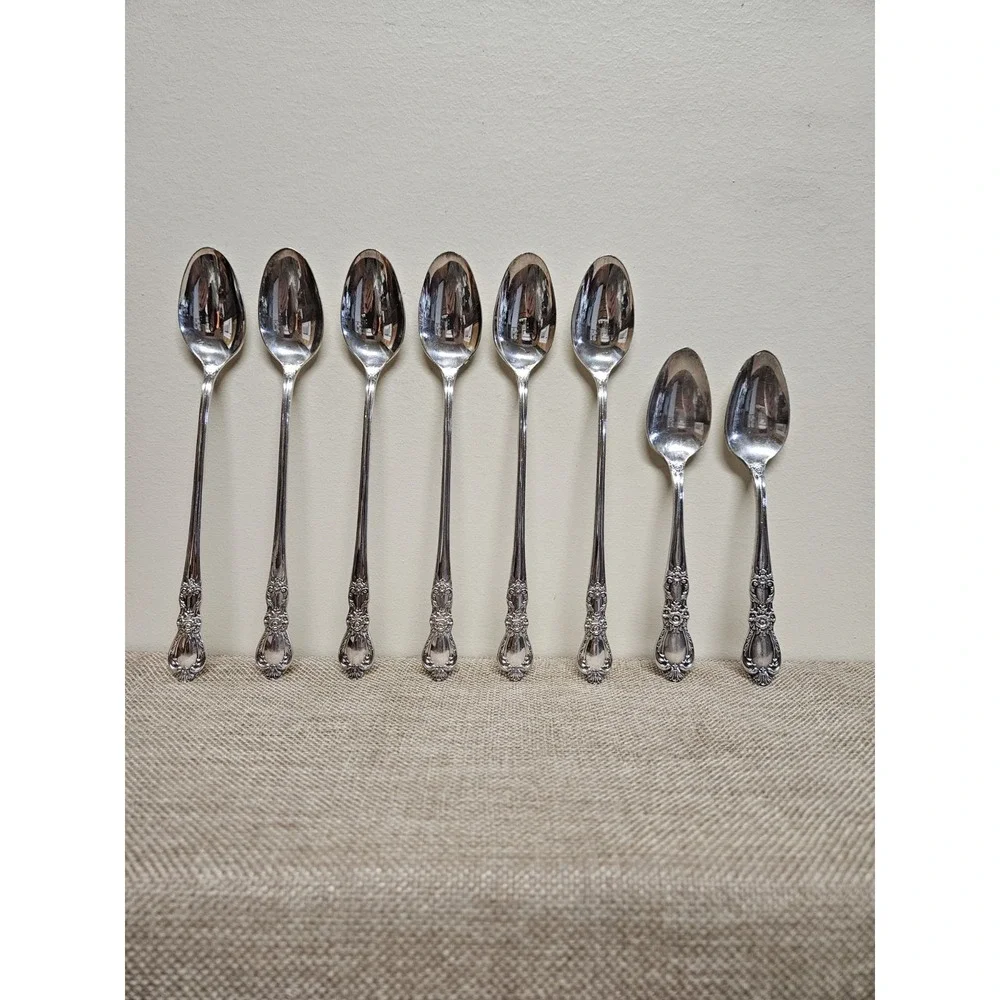 Rogers Bros 1847 Heritage IS 6 Teaspoons & 2 Dinner Spoons